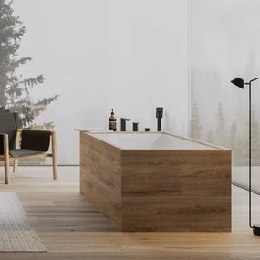 OMNIRES PM7432BL - Vaňová batéria 4-otvorová PARMA matná čierna