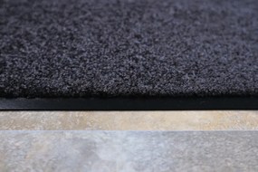 Rinos bv, Rohožka Care & Clean black, 40x60, čierna, chodba / predsieň