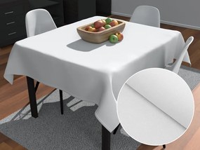 Biante Veľký dekoračný štvorcový obrus BKU-112 Dymovo biely 210x210 cm
