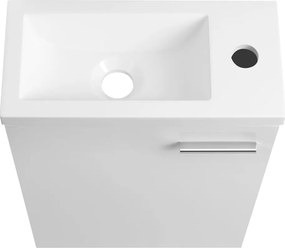 Aqualine Aqualine, ZOJA umývadlová skrinka 37x50x18cm, biela, 51037A