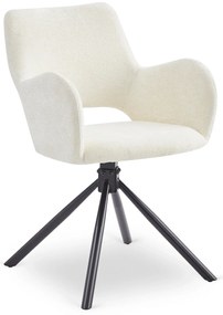 Jedálenská stolička FLAV, krémová