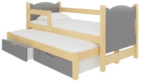 Rozkladacia detská posteľ 180x75 cm. Vlastná spoľahlivá doprava až k Vám domov. 1052094