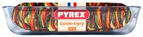 Pyrex Sklenený pekáč 4,9 l, 40 x 27 x 7 cm, L
