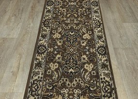 Koberce Breno Behúň PRACTICA 59/DMD, šíře role 66 cm, hnedá, viacfarebná