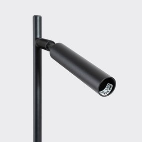 Stolná lampa Pastelo, 1x čierne kovové tienidlo