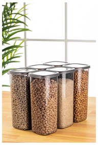 Plastové dózy v súprave 6 ks na potraviny Fresco – Hermia