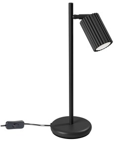 Čierna stolová lampa (výška 43 cm) Gleam – Sollux