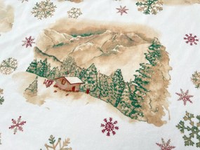 Áčko a.s. Ružomberok Flanelové obliečky Pieniny Bordo