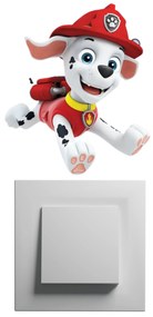 PIPPER. Samolepka nad vypínač „PAW Patrol - Marshall"