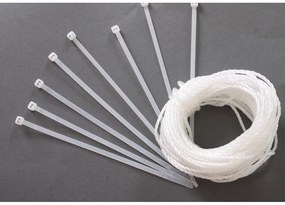 Biela plastová balkónová zástena 300x90 cm - Garden Pleasure