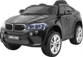 Ramiz Detské elektrické autíčko BMW X6M lakované - čierne SUV + diaľkové ovládanie