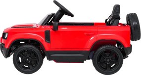 Elektrické autíčko Land Rover Defender červené