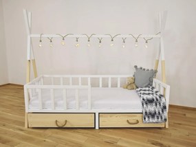Wilsondo Detská posteľ domček Tipi 180x80 Variant úložný box: Bez úložného boxu