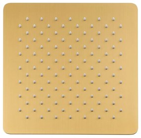 Hlavová sprcha z nehrdzavejúcej ocele v zlatej farbe Slim – Sapho