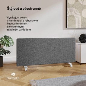 Blumfeldt ThermaTouch konvektor, 2 000 W, elegantný dizajn, dotykové ovládanie, do 20 m²