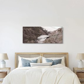Obraz - Cesta k smaragdovému moru (120x50 cm)