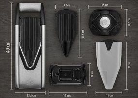 Börner V-krájač V6 ExclusiveLine Pro Set Farba: Nerez