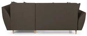 MEGA AKCE Rozkládací rohová sedací souprava ALEX Hnědá