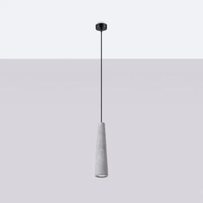 Sollux SL.1347 - Luster na lanku ELECTRA 1xGU10/10W/230V betón/šedá