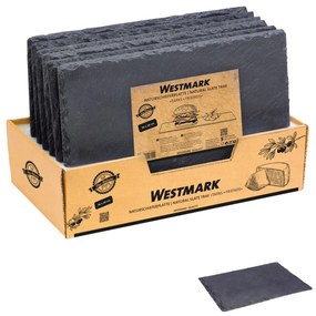 Bridlicové tácky v súprave 6 ks 20x30 cm Tapas&amp;Friends – Westmark