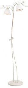 Stojacia lampa RETRO II 2xE27/60W/230V biela patina