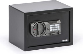 Nábytkový sejf s elektronickým zámkom a LCD displejom, 250 x 350 x 250 mm