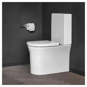 DURAVIT White Tulip WC misa kombi Rimless s hlbokým splachovaním, Vario odpad, 370 x 650 mm, biela, 2197090000