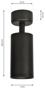 Bodové svietidlo MICA 1xGU10/25W/230V