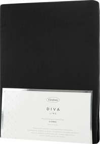 MAKOSATÉNOVÉ PRESTIERADLO DINA 200X220 CM, VÝŠKA 30 CM ČIERNE