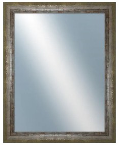 DANTIK - Zrkadlo v rámu, rozmer s rámom 40x50 cm z lišty NEVIS zelená (3054)