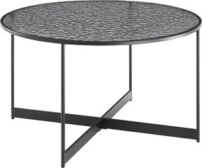 XXXLutz KONFERENČNÝ STOLÍK, čierna, kov, sklo, 80/80/45 cm Livetastic - Stolíky do obývačky - 001769015001