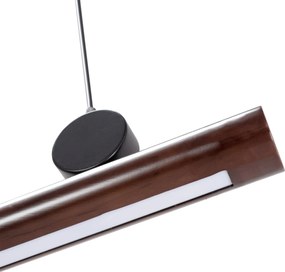 Toolight - LED stropná lampa APP969-1CP, hnedá-čierna mriežka, OSW-07002