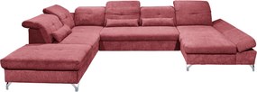 XXXLutz SEDACIA SÚPRAVA, textil, bobuľová MID.YOU - Sedačky - 002220028618