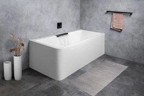 Polysan Polysan, CASCATA L MONOLITH obdĺžniková vaňa 180x80x60cm, kaskáda nerez, 73836ML.100