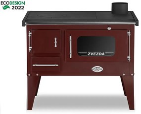 Sporák NARODNA E 6kW hnedý pravý Eco