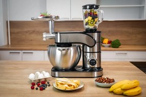 Celokovový kuchynský robot BestBerg BBR-20S / 2500 W / 10 l / 12 rýchlostí
