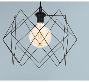 Luster na lanku GALL 1xE27/60W/230V čierna