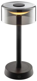 Brilliant - LED stmievateľná nabíjateľná dotyková stolná lampa RAZOR LED/2,5W/5V 2700K IP44 čierna