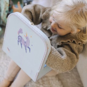 Bella Rose Detský kufrík Jednorožec – set 2 ks