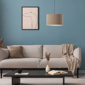 Brilliant - Luster na lanku TONY 1xE27/20W/230V pr. 35 cm hnedá