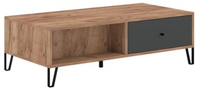 Konferenčný stolík SULA dub craft/čierna