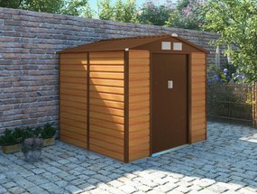 Záhradný domček G21 GAH 407 - 213 x 191 cm, hnedý
