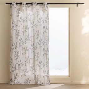 Sivý záves 140x240 cm Roseris – douceur d'intérieur