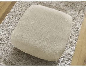 Béžová podnožka z textílie buklé Leonore – Bobochic Paris