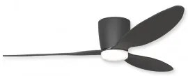 Stropná ventilátor Veneti CCT čierne/Bk s LED stmievateľný