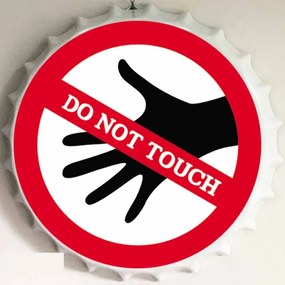 Ceduľa vrchnák Do Not Touch