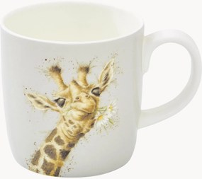 Hrnček z jemného kostného porcelánu Flowers