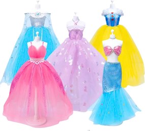 LEAN Toys DIY kreatívna sada na šitie oblečenia pre bábiky