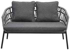 Autronic BONTEC Záhradná sedacia súprava, kov, polyratan, sivá, AZ-L1880 GREY Farba: Šedá