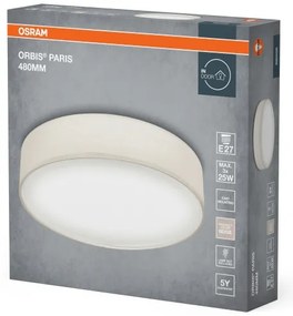 Osram - Stropné svietidlo ORBIS PARIS 3xE27/25W/230V priemer 48 cm krémové